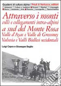 Attraverso i monti a sud del Monte Rosa. Colli e collegamenti intra-alpini valle d'Ayas e valle di Gressoney, Valsesia e valli biellesi occidentali libro