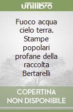 Fuoco acqua cielo terra. Stampe popolari profane della raccolta Bertarelli libro
