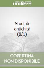 Studi di antichità (8/1) libro