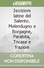 Iscrizioni latine del Salento. Melendugno e Borgagne, Parabita, Tricase e frazioni libro