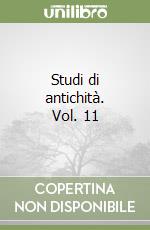 Studi di antichità. Vol. 11 libro