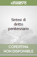 Sintesi di diritto penitenziario libro