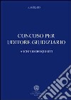 Concorso per uditore giudiziario libro