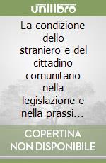 La condizione dello straniero e del cittadino comunitario nella legislazione e nella prassi amministrativa libro