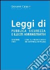 Leggi di pubblica sicurezza e illeciti amministrativi libro