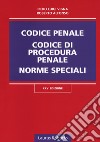 Codice penale, codice di procedura penale, norme speciali libro