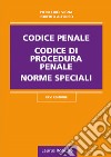 Codice penale, codice di procedura penale, norme speciali libro