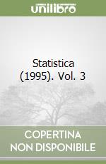 Statistica (1995). Vol. 3