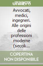 Avvocati, medici, ingegneri. Alle origini delle professioni moderne (secoli XVI-XIX)