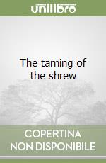 The taming of the shrew libro