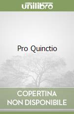 Pro Quinctio libro