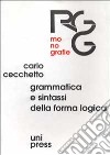 Grammatica e sintassi della forma logica libro