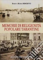 Memorie di religiosità popolare tarantine libro