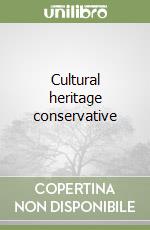 Cultural heritage conservative libro
