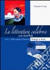 La letteratura calabrese per la scuola media (2) libro