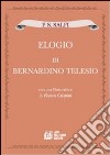 F. S. Salfi «Elogio di Bernardino Telesio» libro di Crispini Franco