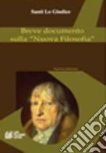 Breve documento sulla «nuova filosofia» libro