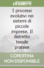 I processi evolutivi nei sistemi di piccole imprese. Il distretto tessile pratese libro