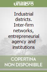 Industrial districts. Inter-firm networks, entrepreneurial agency and institutions libro