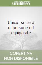 Unico: società di persone ed equiparate libro
