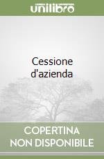 Cessione d'azienda libro