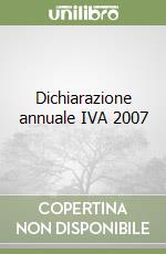 Dichiarazione annuale IVA 2007