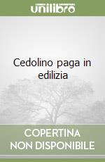 Cedolino paga in edilizia libro