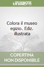 Colora il museo egizio. Ediz. illustrata libro