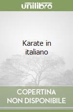 Karate in italiano libro