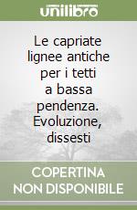 Le capriate lignee antiche per i tetti a bassa pendenza. Evoluzione, dissesti libro