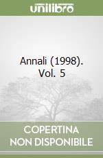 Annali (1998). Vol. 5 libro