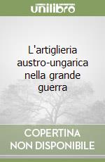 L'artiglieria austro-ungarica nella grande guerra libro