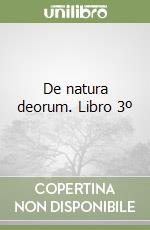 De natura deorum. Libro 3º libro