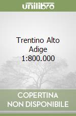 Trentino Alto Adige 1:800.000 libro