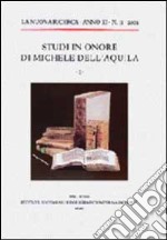 Studi in onore di Michele Dell'Aquila