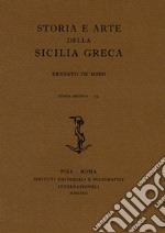 Storia e arte della Sicilia greca libro