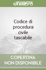 Codice di procedura civile tascabile libro