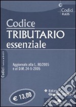 Codice tributario essenziale libro