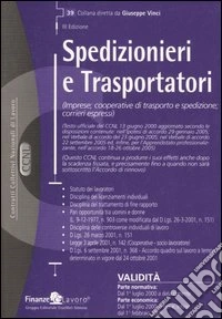 CCNL spedizionieri e trasportatori libro