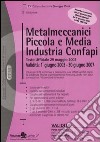 Metalmeccanici piccola e media industria Confapi libro