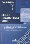 Legge Finanziaria 2008 libro