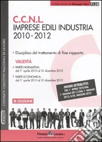 CCNL imprese edili industria 2010-2012