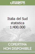 Italia del Sud statistica 1:400.000 libro