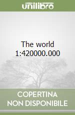 The world 1:420000.000 libro