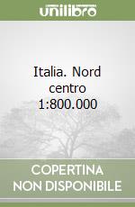 Italia. Nord centro 1:800.000 libro