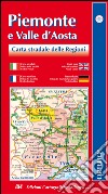 Piemonte e valle d'Aosta. Carta stradale 1:200.000 libro