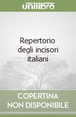 Repertorio degli incisori italiani (1) libro