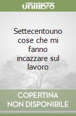 Settecentouno cose che mi fanno incazzare sul lavoro libro usato
