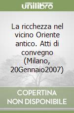 La ricchezza nel vicino Oriente antico. Atti di convegno (Milano, 20Gennaio2007) libro