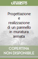 Progettazione e realizzazione di un pannello in muratura armata